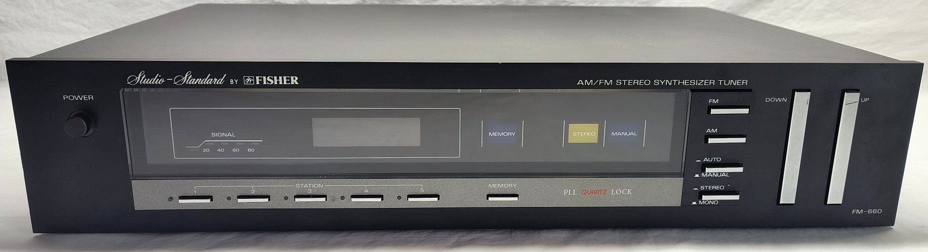 Vintage Fisher FM-660 AM/FM Stereo Synthesizer Tuner