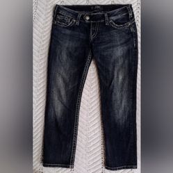 Silver  Tuesday Jeans 16 1/2 Capri Womens Size W30 