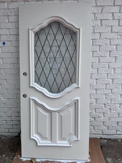 White front door