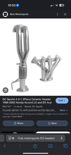 F22 Accord 4 To 1 Headers