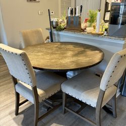 Table And 3 Chairs