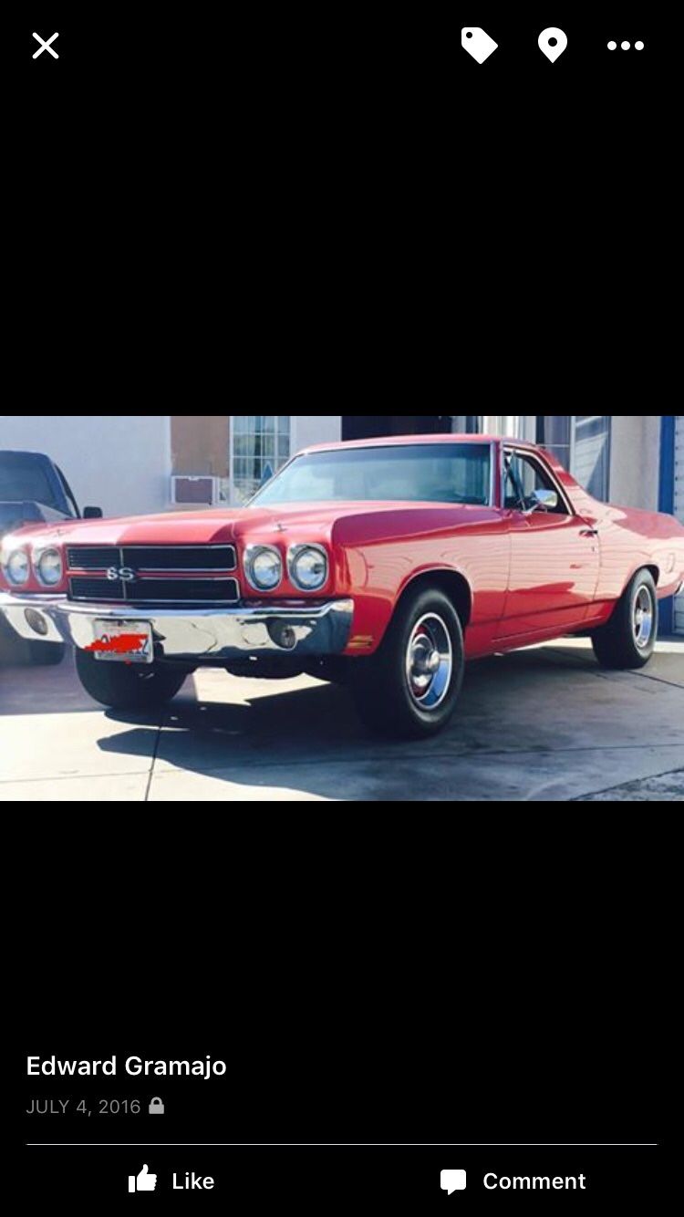 1970 El Camino Almost 50 years Old