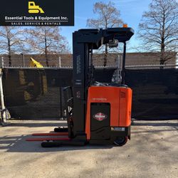 2019 Toyota Raymond 9BRU18 4,000 Lbs Electric 36V Reach Stand-Up Forklift 9,028H