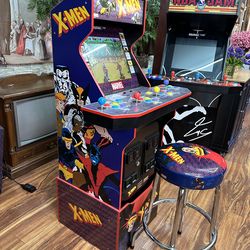X-men Arcade 4 player w stool - free delivery
