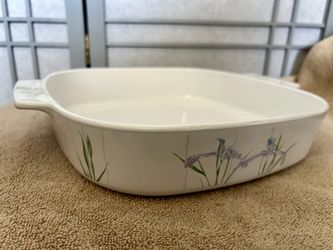 Corning Ware Floral Ceramic Baking Dish