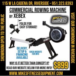 Xebex Rowing Machine Rower - Better Than Concept 2!