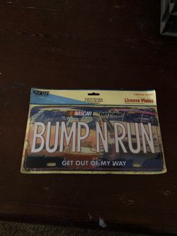 NASCAR License Plate