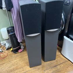 VTG Bose 701 Series II Floor Standing Speakers Pair Graphite Gray “ No Wire”