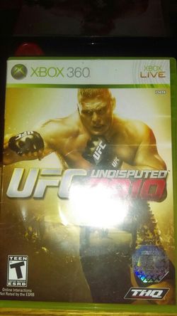 UFC undisputed 2010 Xbox 360