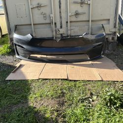 2021 2022 2023 Tesla Model S Front bumper cover OEM 1564689-00-B