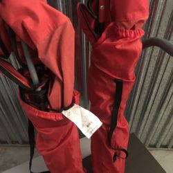 Coleman Oversized Quad Chair with Cooler in Red