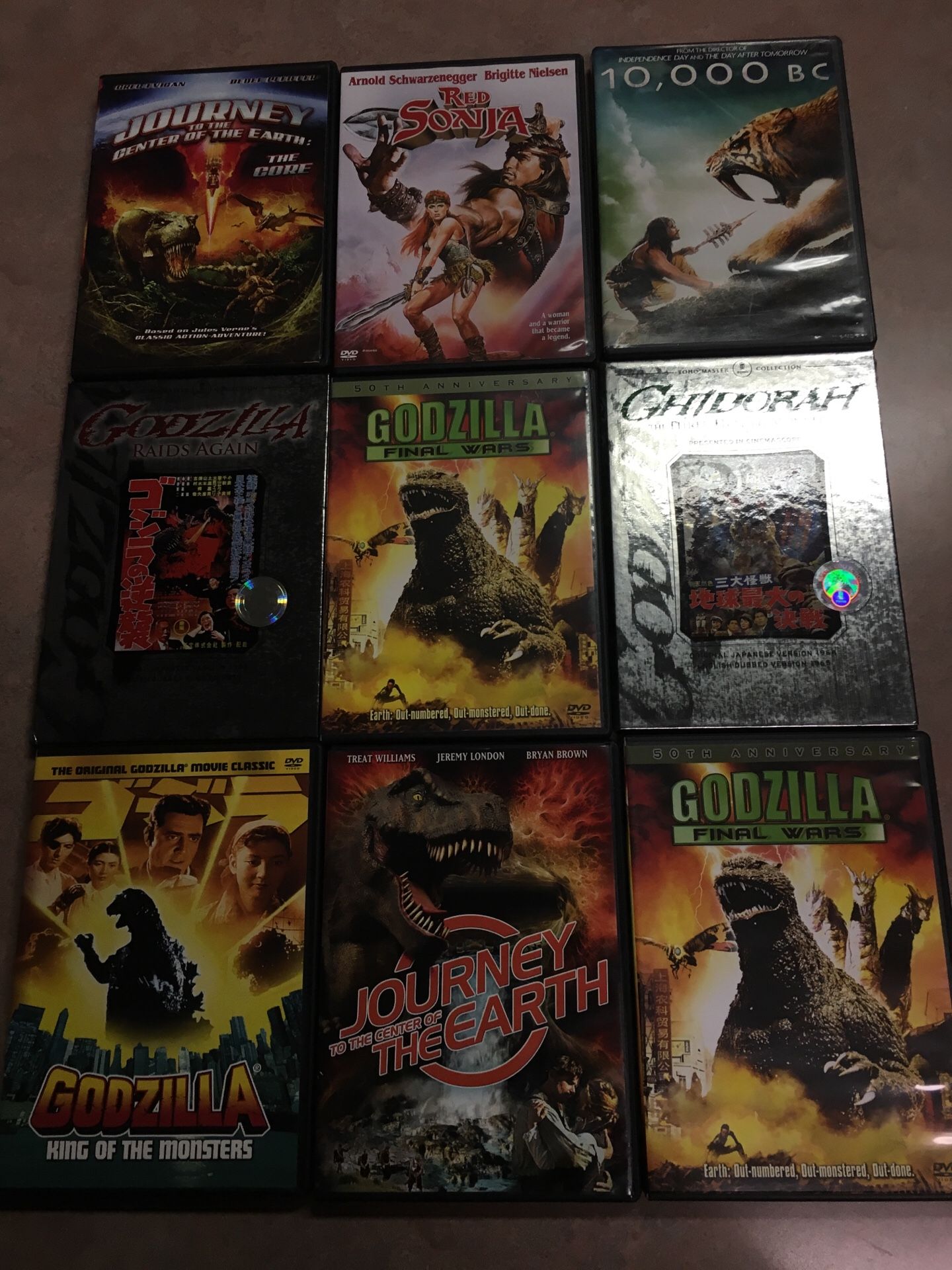 Package 10 of the monster movies