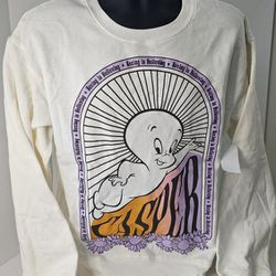 Womens Lg (11-13) Casper The Friendly Ghost Sweatshirt 