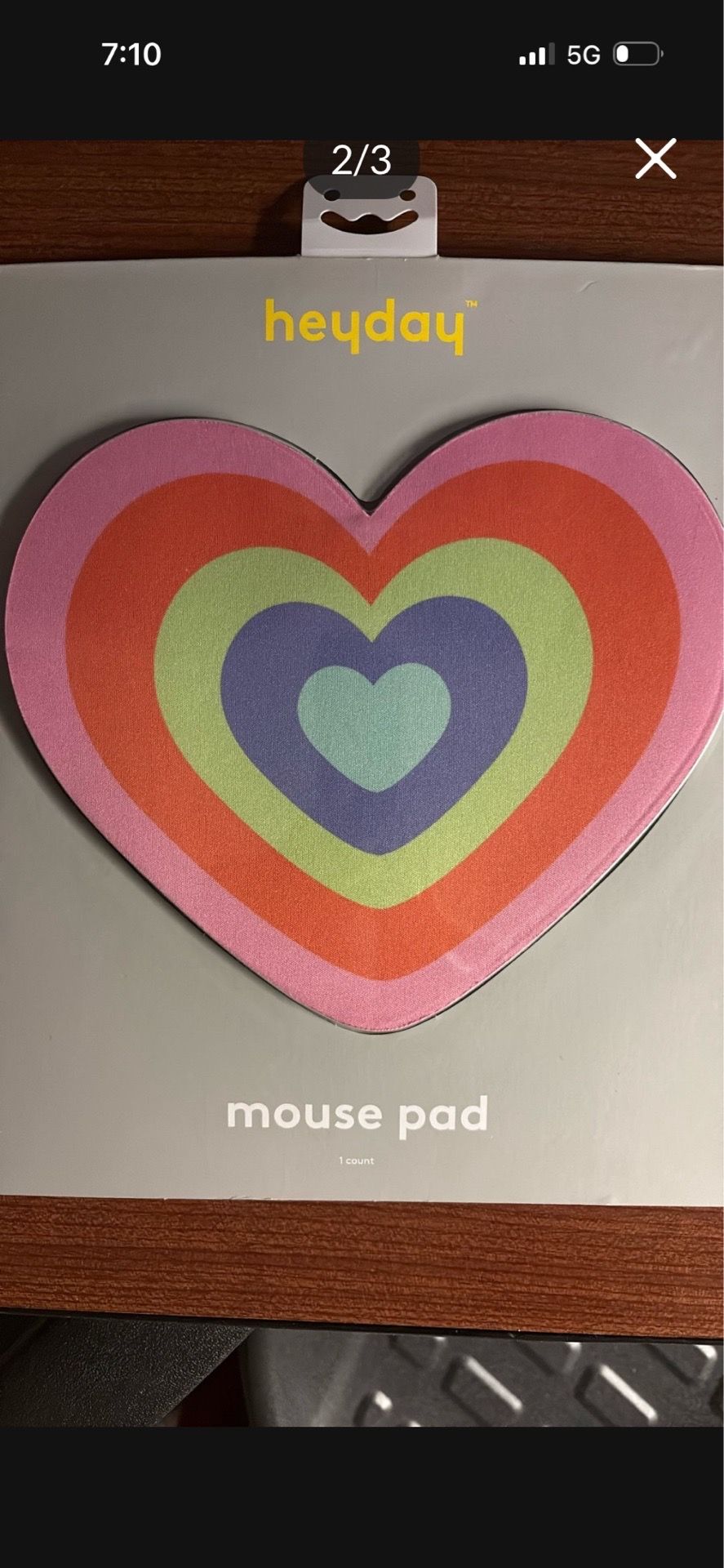 Mouse Pads Non Skid Stays Put Have Shark, Heart and Strawberry $3.50 Each