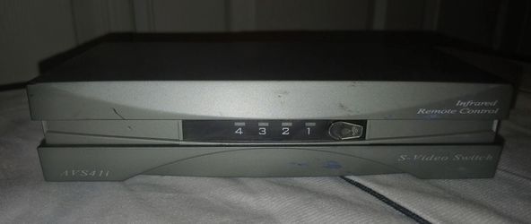 RF-LINK AVS-41I 4X1 AV SWITCHER WITH S- VIDEO