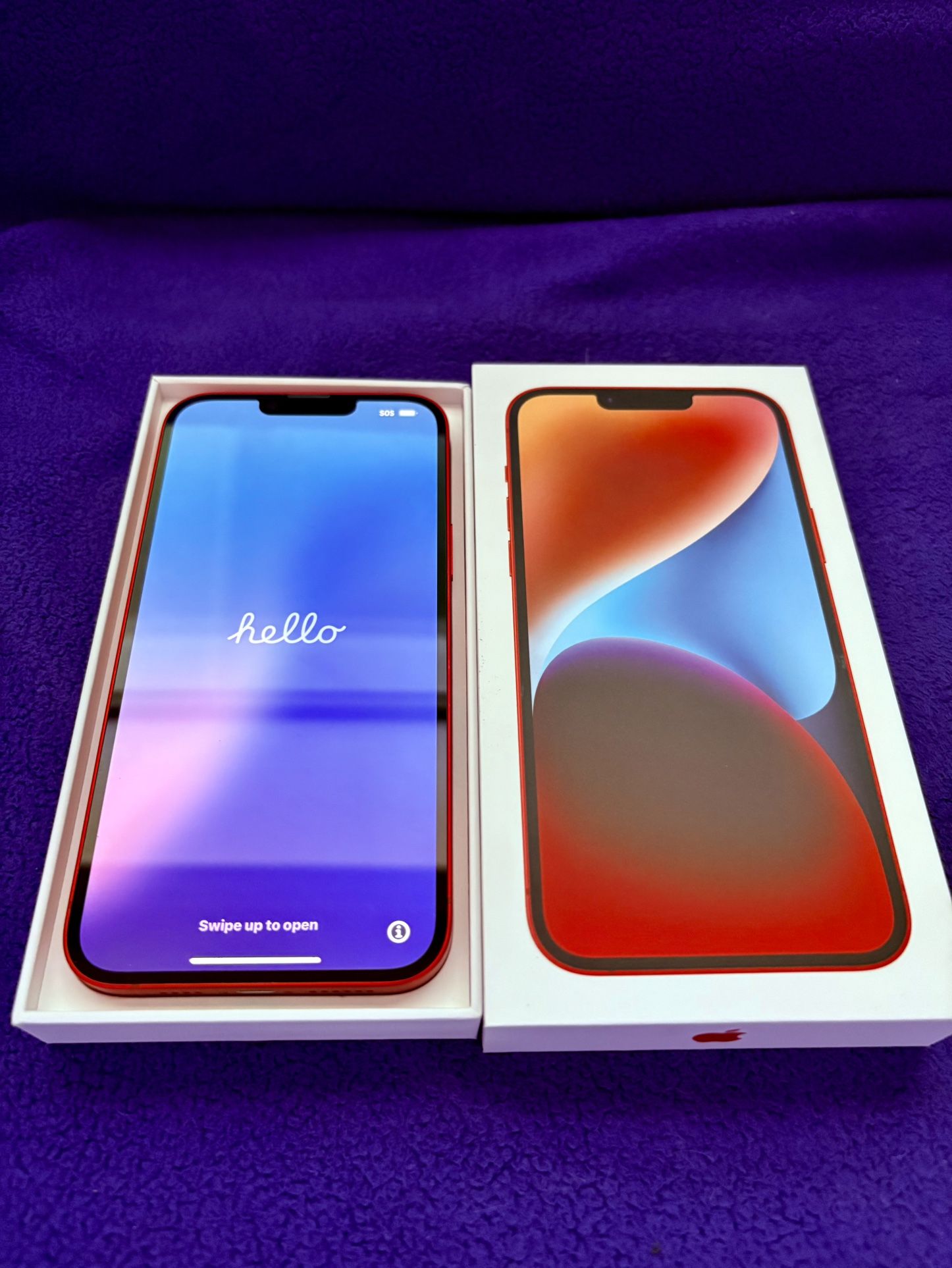 iPhone 14 Plus Red 128G - Excellent Condition, (Unlocked)