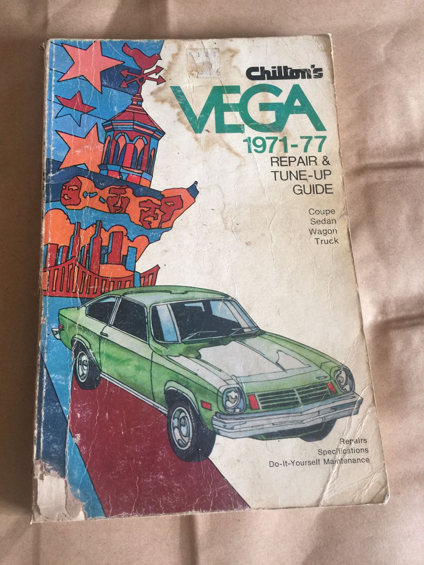Car Manual Vega 1971-77 Repair & Tune -up Guide