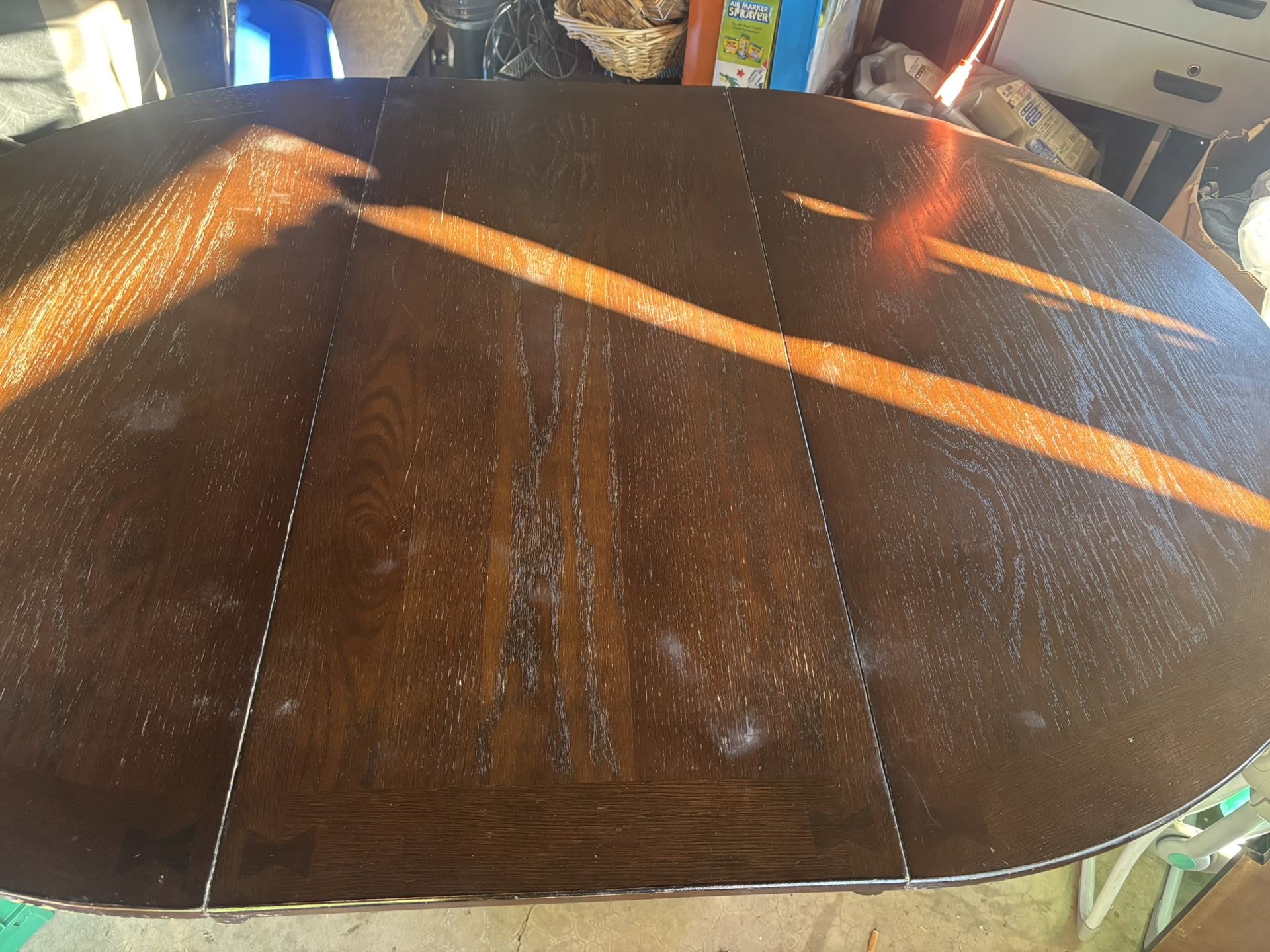 Kitchen Table With Leaf Insert