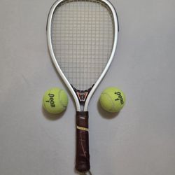 Tennis racket.