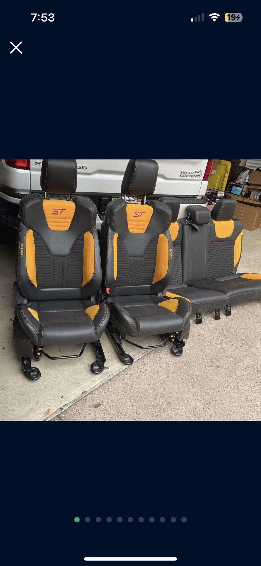 Ford Focus ST Recaro Seats