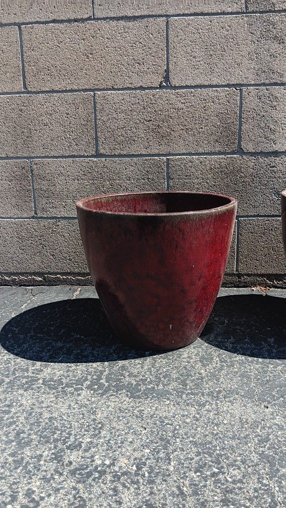 Glazed Planters 