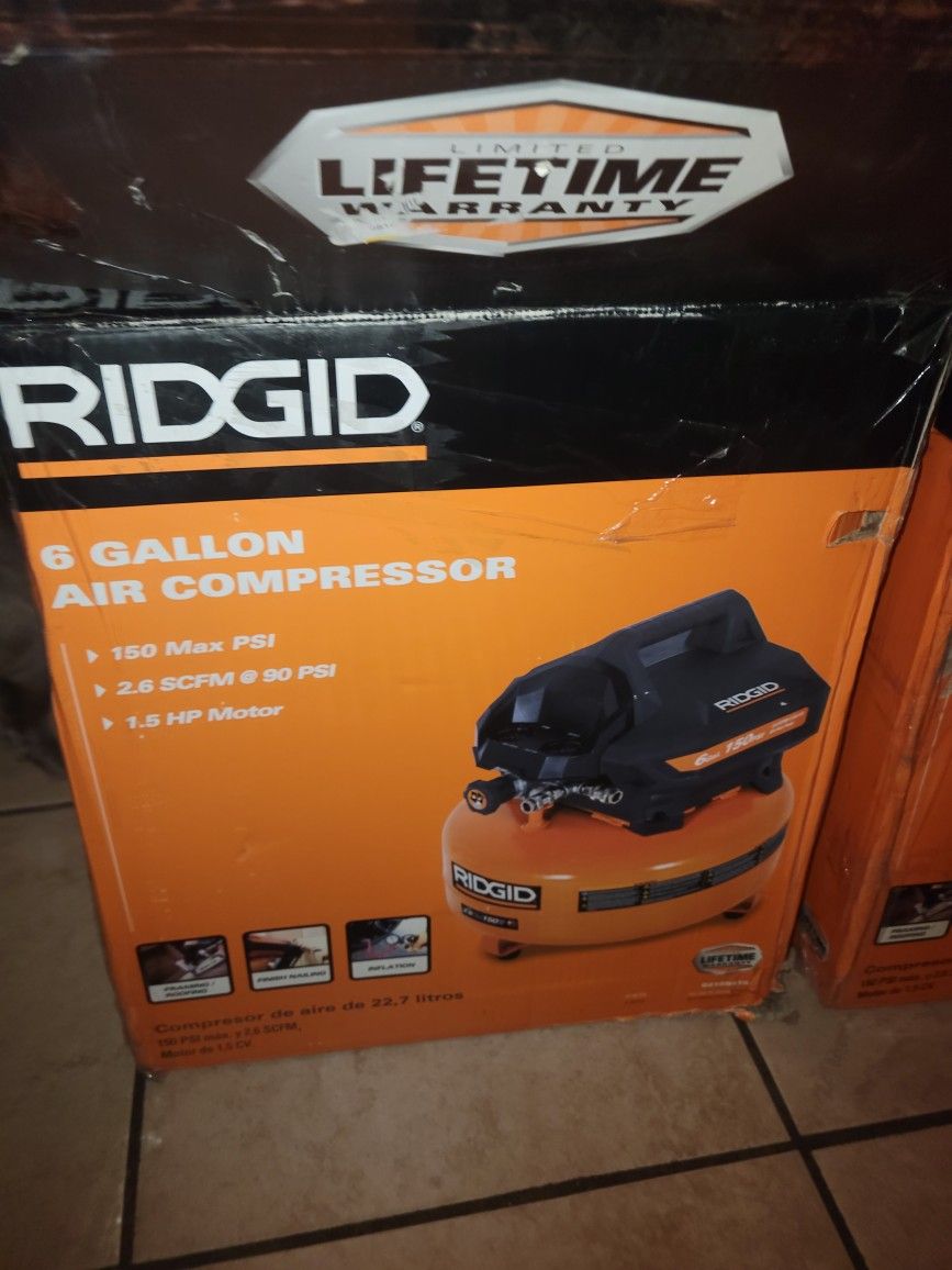 Ridgid 6gal Air Compressor