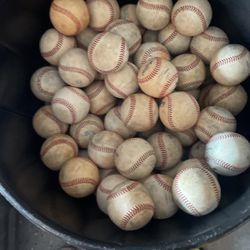 Used Minor League Rawlings Leather Baseballs