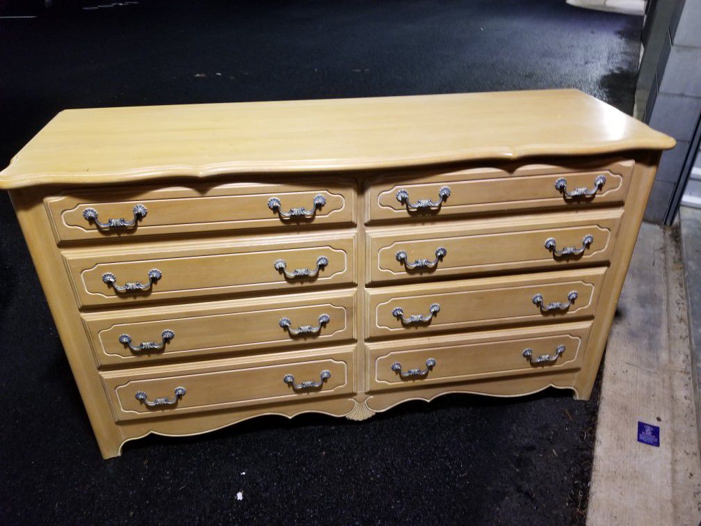 Ethan and Allen wood dresser, chest,table,server