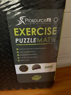 New ProsourceFit Exercise Puzzle Mat 1/2”, 6 Tiles 24sqft
