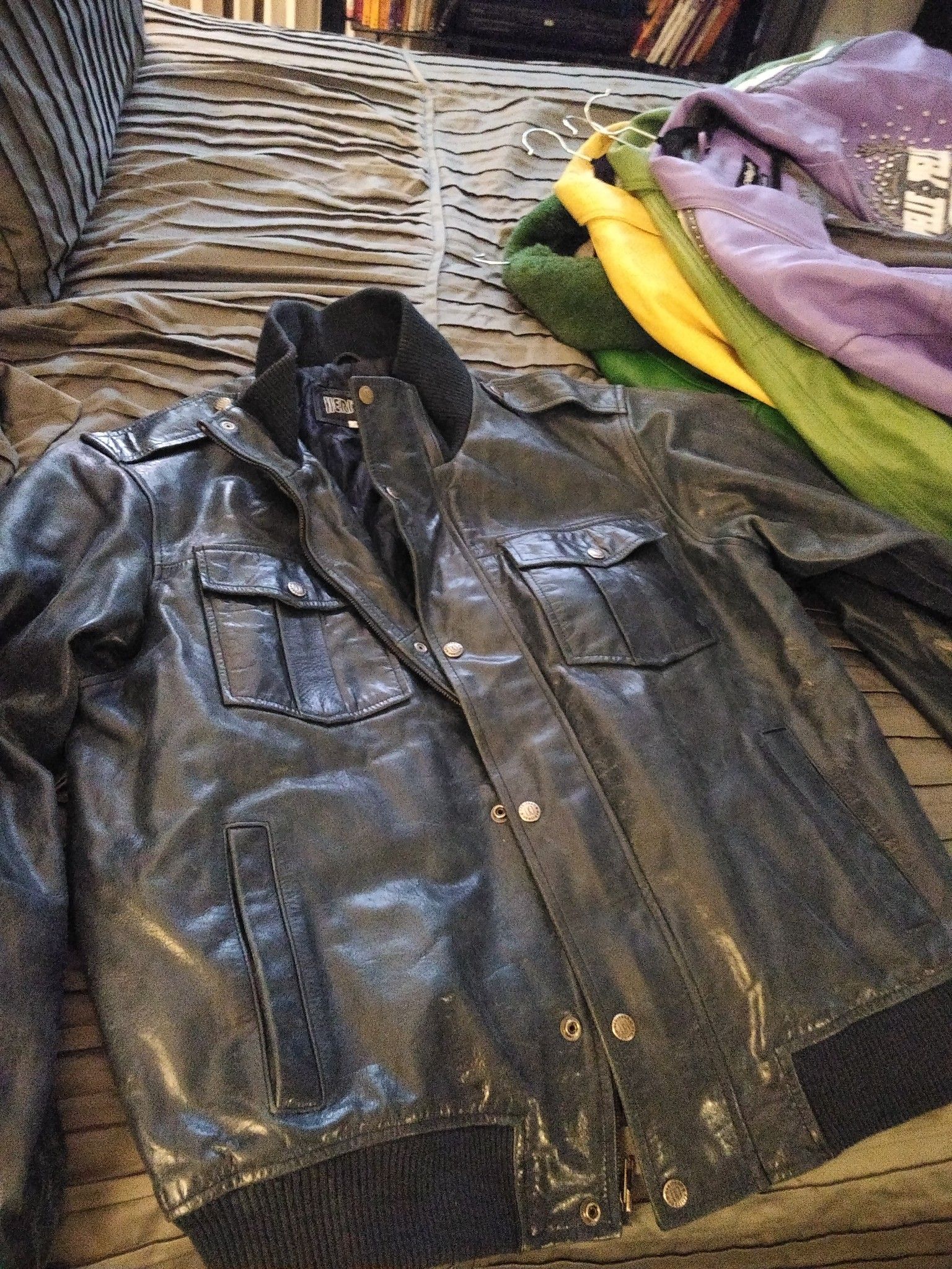 11 Assorted Leather Jackets