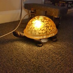 Vintage Tortoise Lamp
