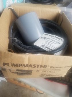Pump switch and float
