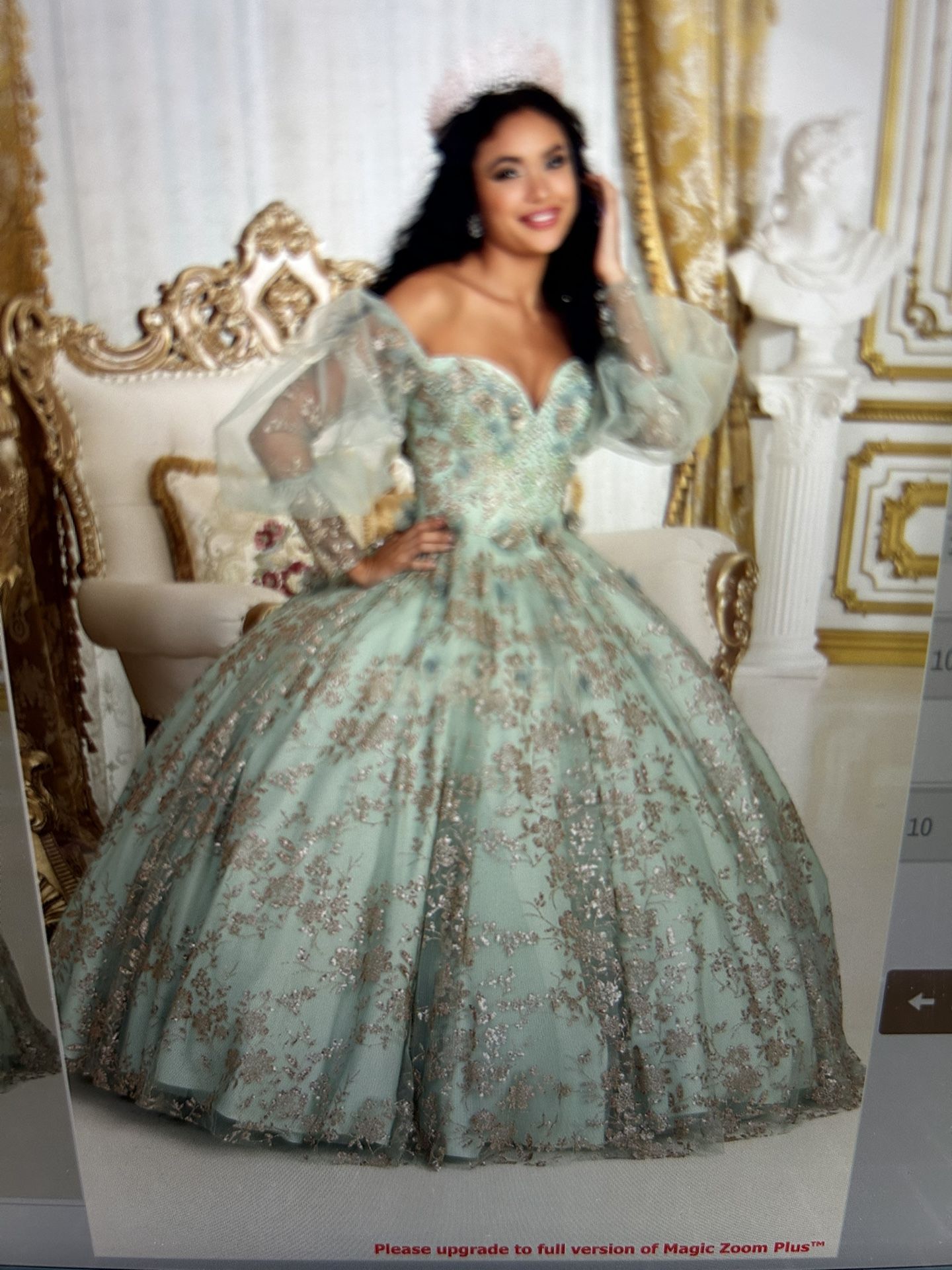 New Sage Green Quince Dress Size 4