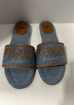 Designer Denim Sandals 