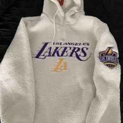 Lakers Sherpa Hoodie Medium-Large