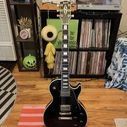 Burny Les Paul Custom Vintage Electric Guitar Made In Japan