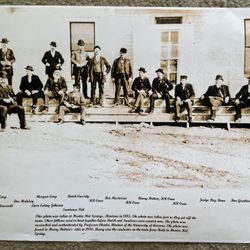 WILD WEST PHOTO, 1883, FAMOUS PERSONALITIES
