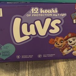 108 Diapers Luvs Size 2