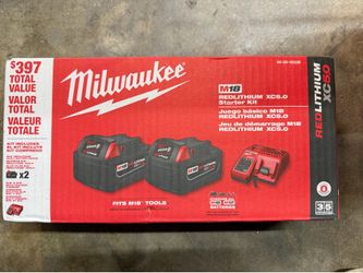 Milwaukee M18 5.0 battery kit