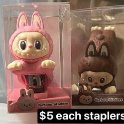 Labubu small stapler