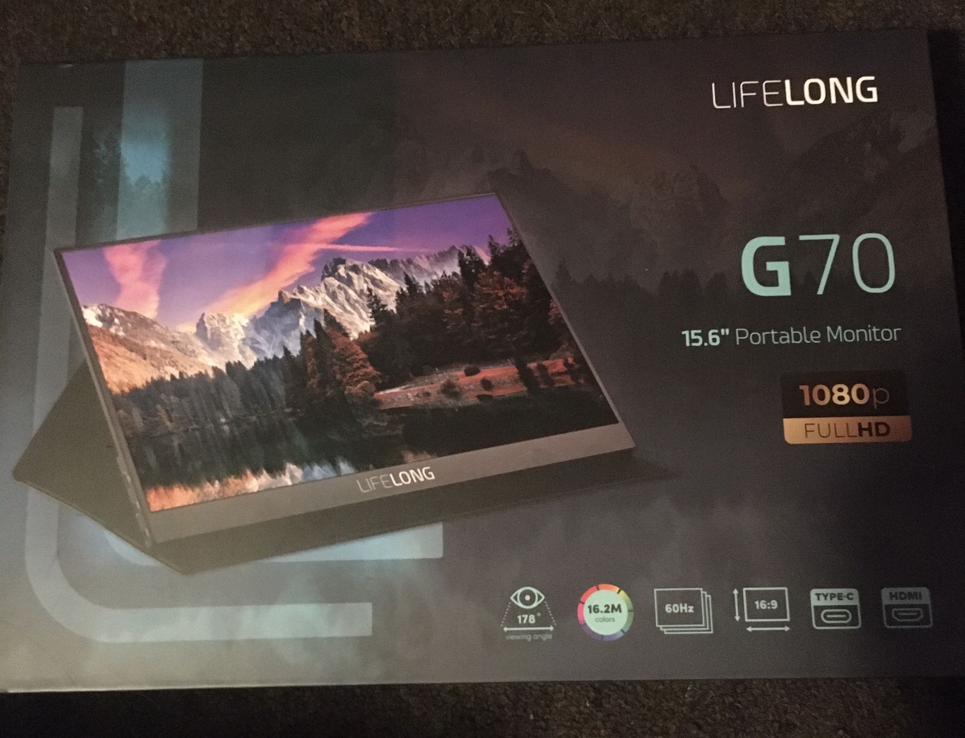 LIFELONG G7 Portable Monitor 15.6