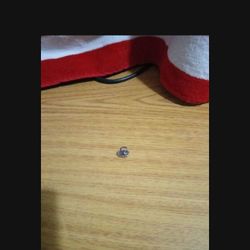 Silver Pendant with Red Stone