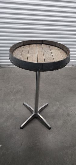 Cocktail Barrel Table 