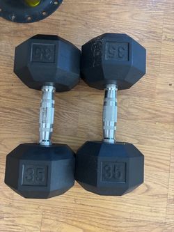 35 lb dumbbells