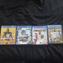 PS4 Games $10 each