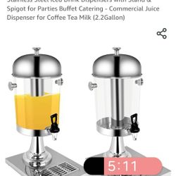 Dual Drink Dispenser Cooler