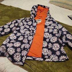 OshKosh 3T Navy Daysi Rain Jacket