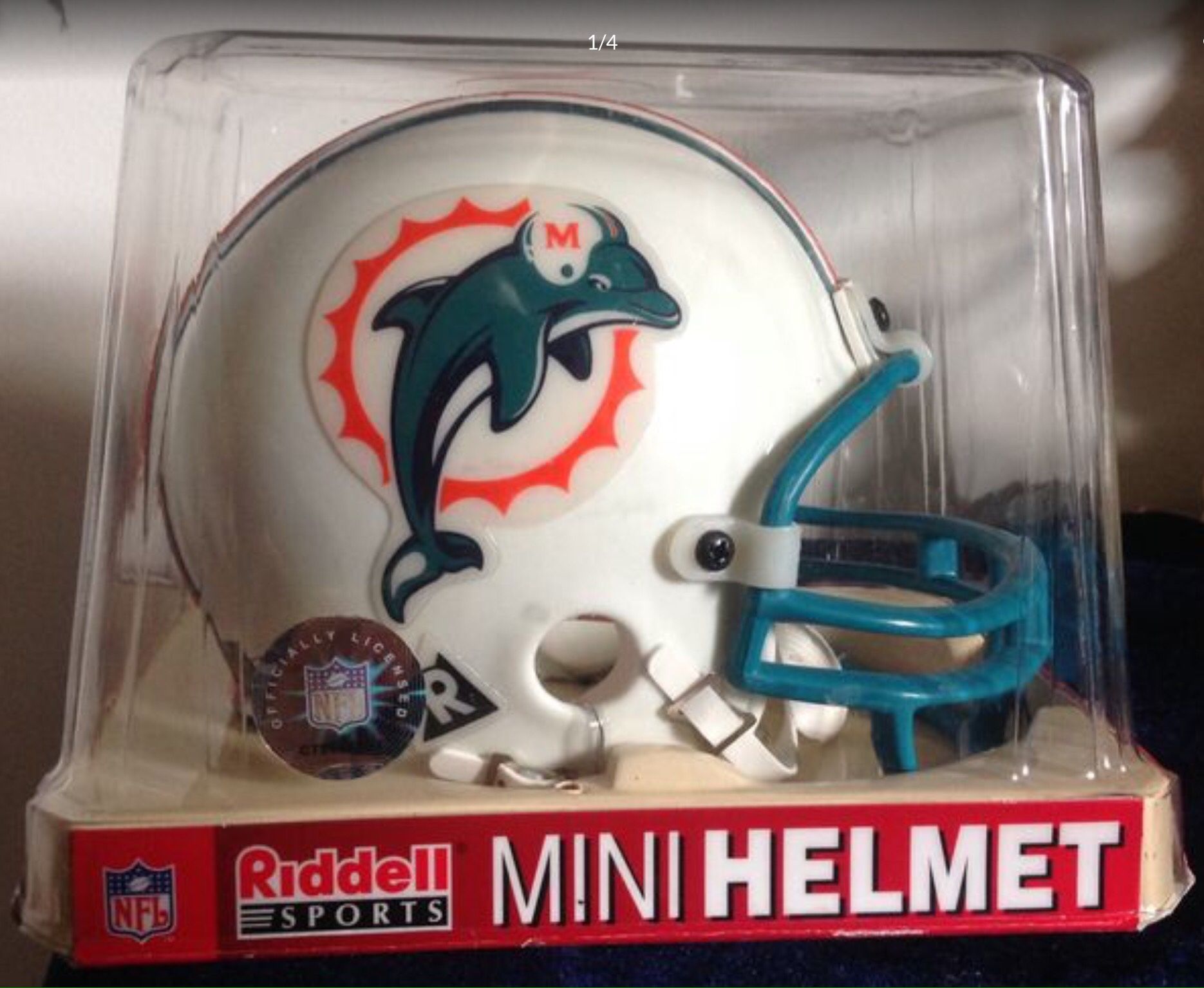 Miami Dolphins Mini Helmet , New