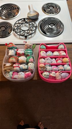 Mini Squishmallows And Display Cases