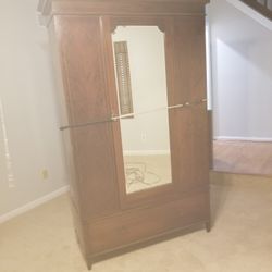 Beautiful Rustic solid wood Armoire  Mid 19th century